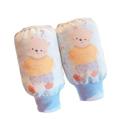 儿童袖套男童女孩宝宝秋冬季羽绒服护袖学生防脏防污保暖可爱套袖