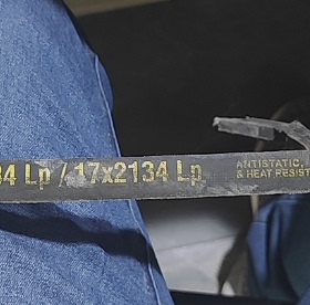 PIXX'SET风机三角带B75LP/17X1905B76LP/17X1930LPB77LP/17X1956