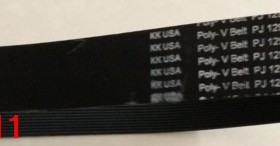 POLY-V-BELT进口橡胶多沟楔带齿形带20PJ1372  16PJ1290 8PJ1371