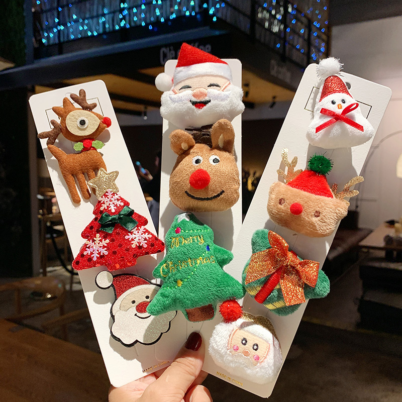 圣诞麋鹿胸针儿童礼物背包装饰品