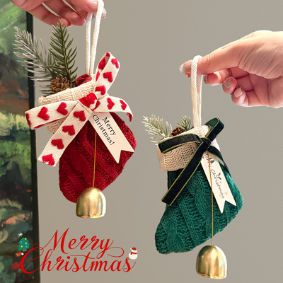 圣诞袜子铃铛挂饰礼物袋圣诞树