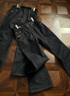 高货 手缝线13.5盎司原牛牛仔裤646微喇版型固色差异化单品长裤潮