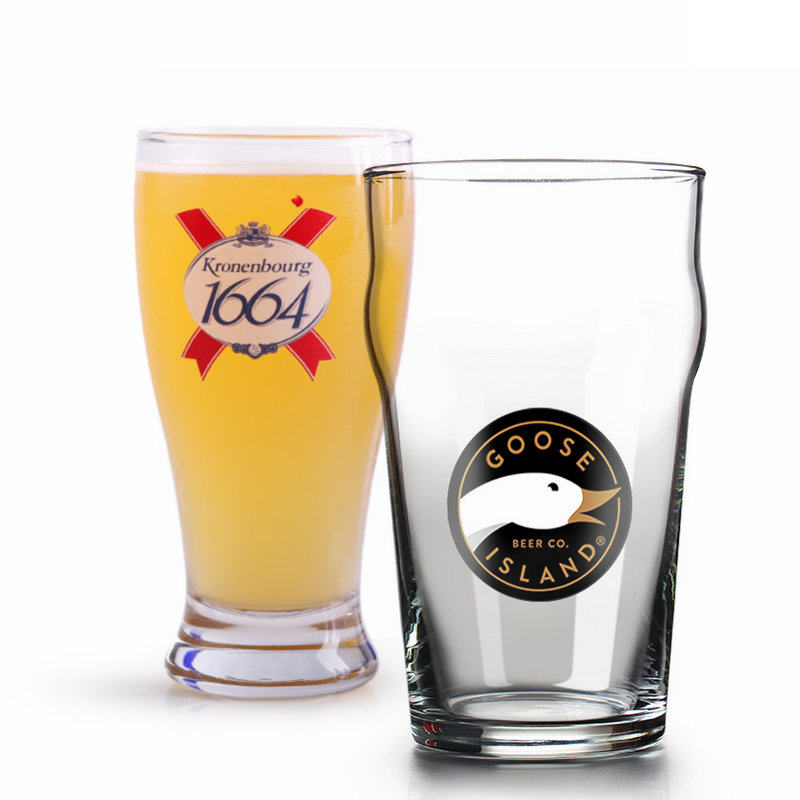 美式GOOSEISLAND鹅岛专用啤酒杯皮尔森英式精酿凯旋1664IPA品脱杯