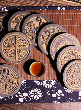 山西地区民间特色手工艺砖雕瓦当家居饰品摆件中国风出国外事礼品