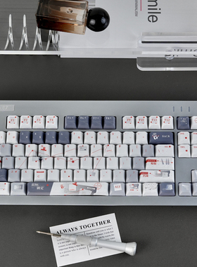 调查组键帽PBT材质热升华高颜值适配VTKRS6 醉鹿 夜魔 WOOTING等