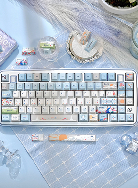 祈见圣山键帽PBT材质五面热升华DIY适配迈从K99V2 ACE68 WOOTING