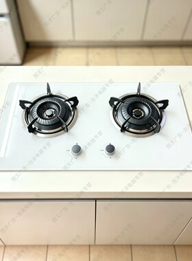 仿真燃气灶模型摆件免开孔，厨房样板间模型摆件，730*410mm