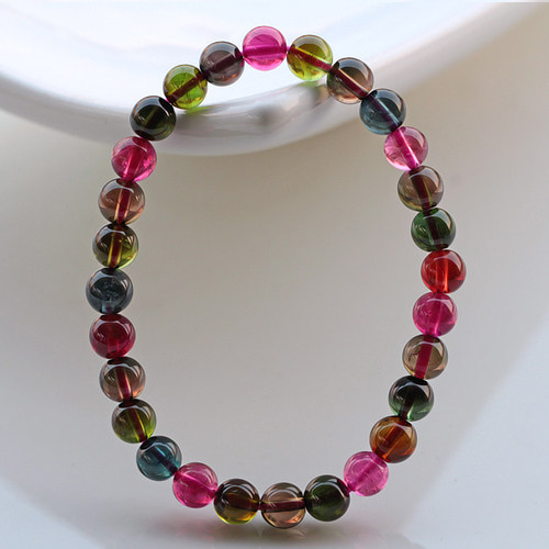 碧玺通透单圈手串送证书