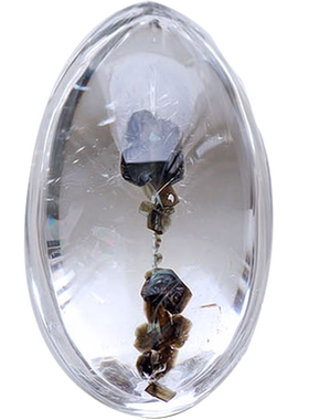 水晶异象共生体挂件标本吊坠