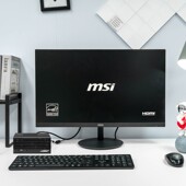 机 机迷你主机商用办公pc主机家用台式 msi 微星小主机itx电脑台式