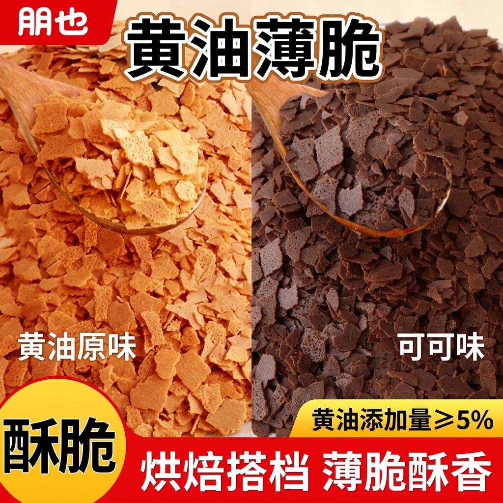 朋也黄油薄脆蛋糕夹层脆脆片图片