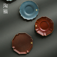 淘福銅紫砂養(yǎng)壺茶托茶杯墊子茶壺墊托茶盤茶道功夫茶具配件零配