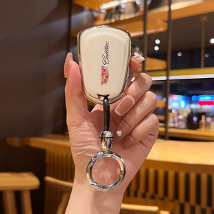 适用于凯迪拉克钥匙套xt5钥匙套xt4/xt6卡通保护壳atsl包ct6xts扣