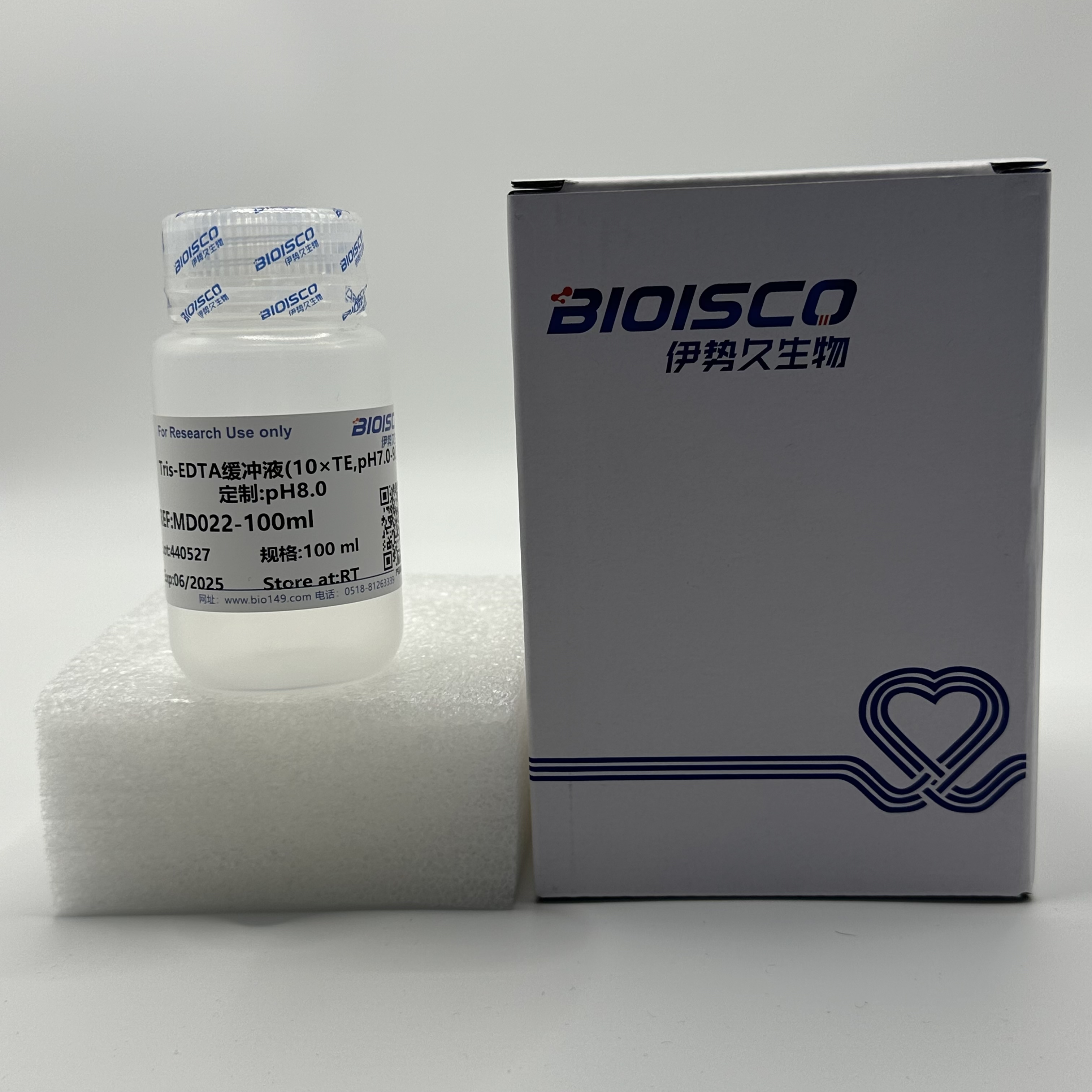 Tris-EDTA缓冲液 10×TE 科研实验 现配溶液 试剂盒 高品质缓冲液