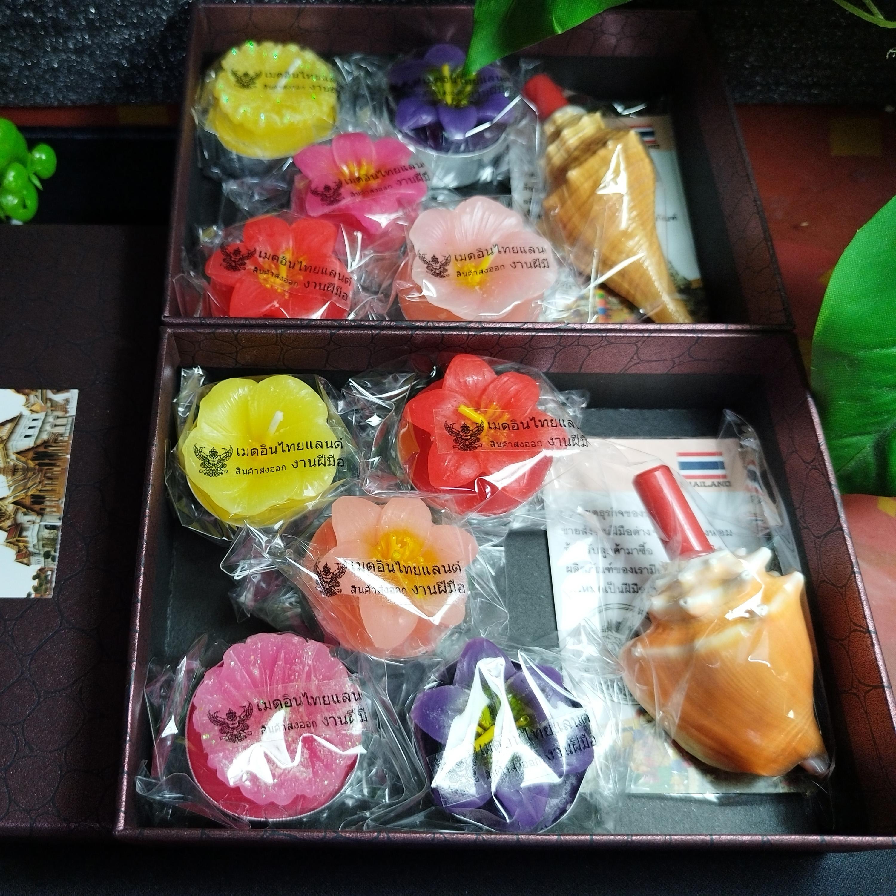 泰国礼品小礼物旅游纪念品蜡烛礼盒套装工艺品回国送人送商务客户