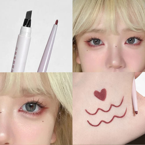 自带刀锋刷！酒红色眼睑下至好绝