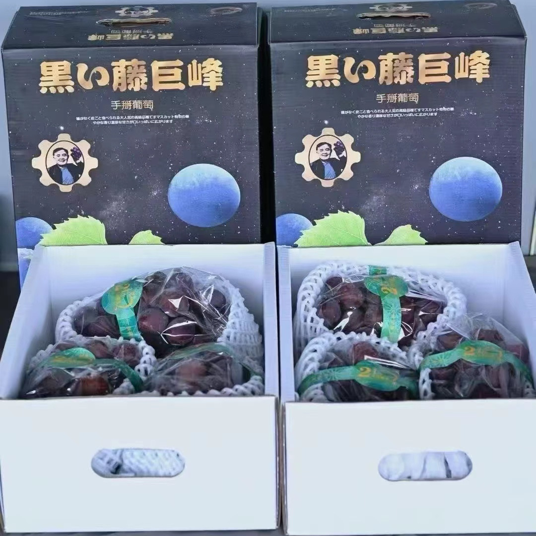 21＋手掰葡萄辽峰黑藤葡萄甜巨峰