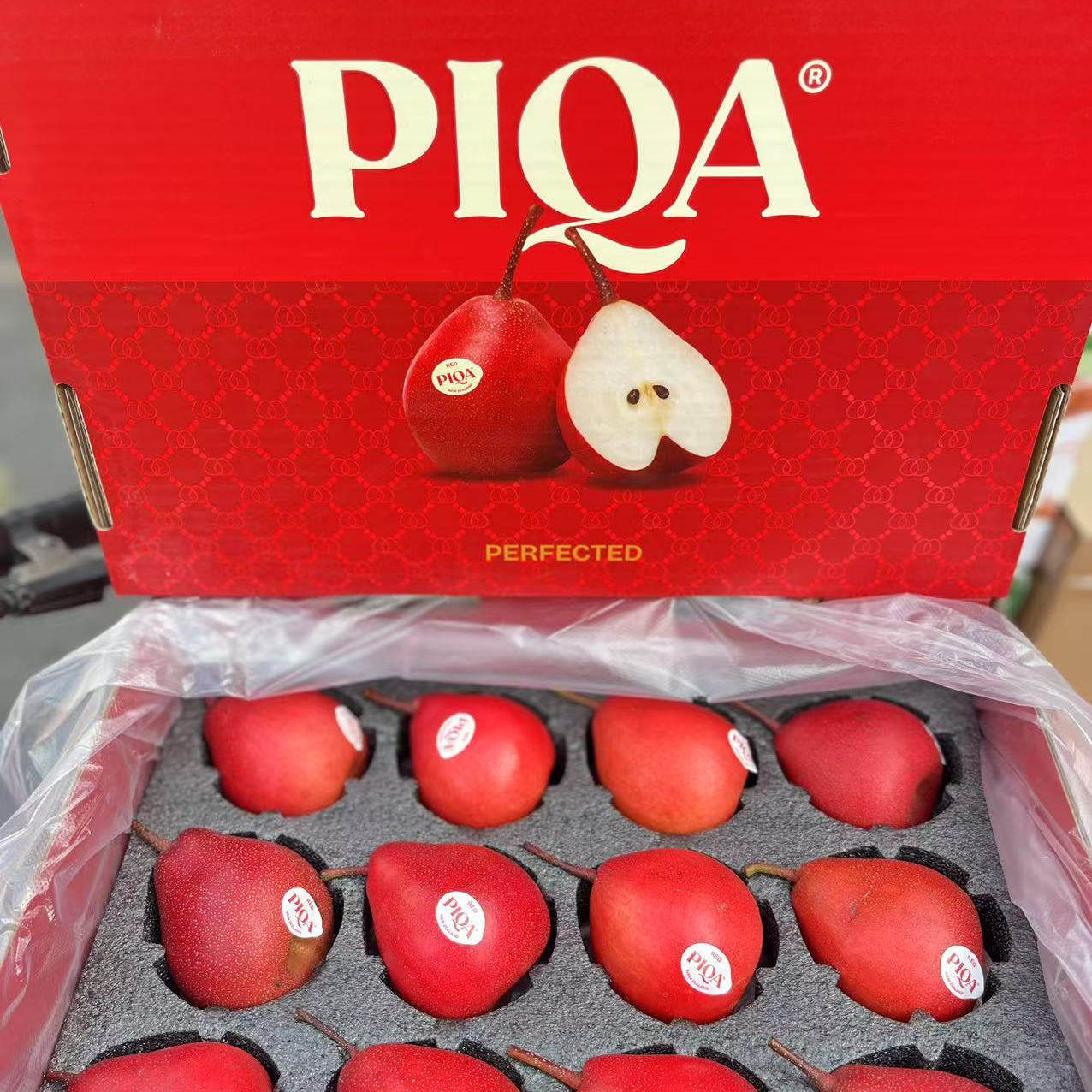 新西兰piqaboo红啤梨红宝石梨蜜梨新鲜脆嫩爽甜当季时令12颗顺丰