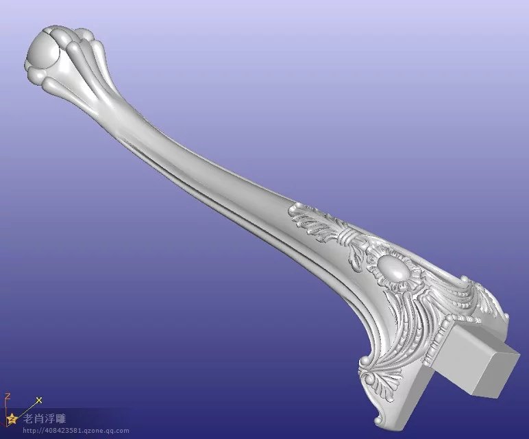 800张新款欧式沙发STL腿餐桌脚楼梯柱雕刻笔修好打包 网盘路径发送