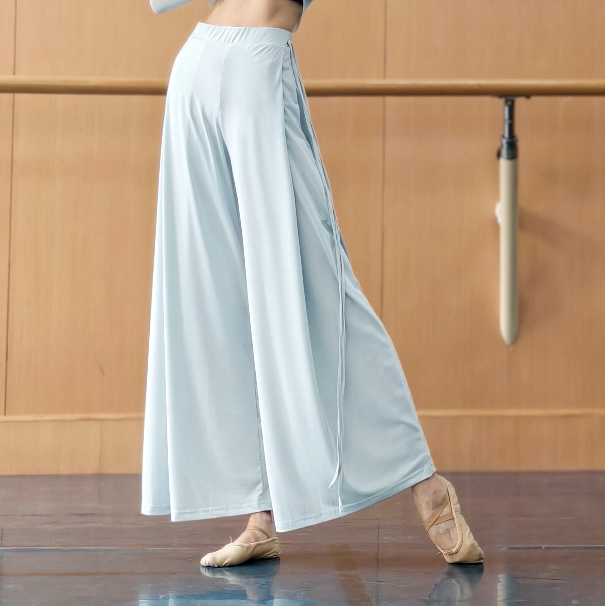 古典舞裤子中国舞练功服演出服女飘逸现代舞阔腿裤舞蹈裤新款秋冬