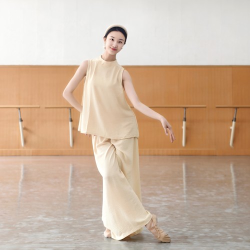 新款立领时尚舞蹈套装现代舞套装古典舞练功服夏季中国舞服装女款