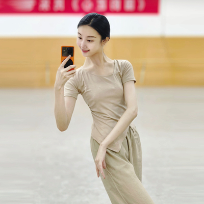 斑斓舞韵现代舞修身练功服