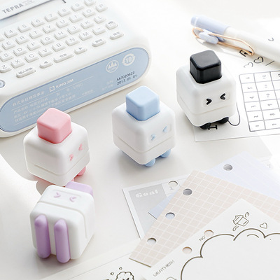 可爱机器人5mm活页本打孔机