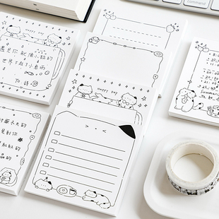 喵趣生活便签本有粘性便签纸高颜值ins风可爱便签贴纸便签贴n次贴