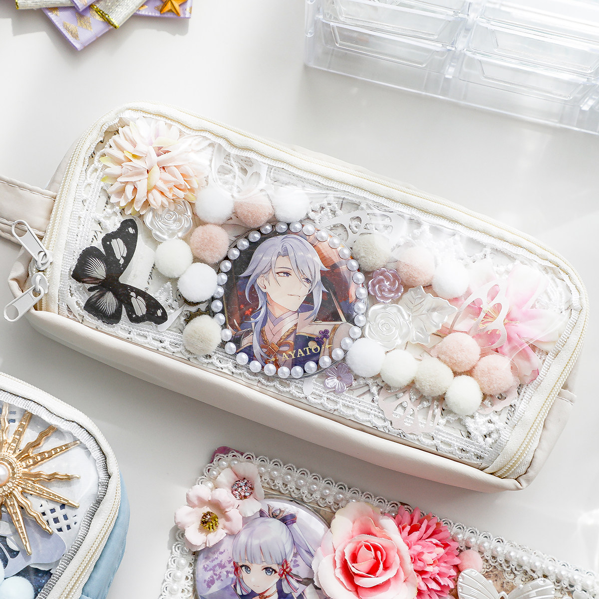 z装饰痛包笔袋 高颜值ins二次元扎痛材料包吧唧谷子文具袋套装,文具电教/文化用品/商务用品,笔袋,淘宝优惠券,粉丝福利购,淘宝优惠卷