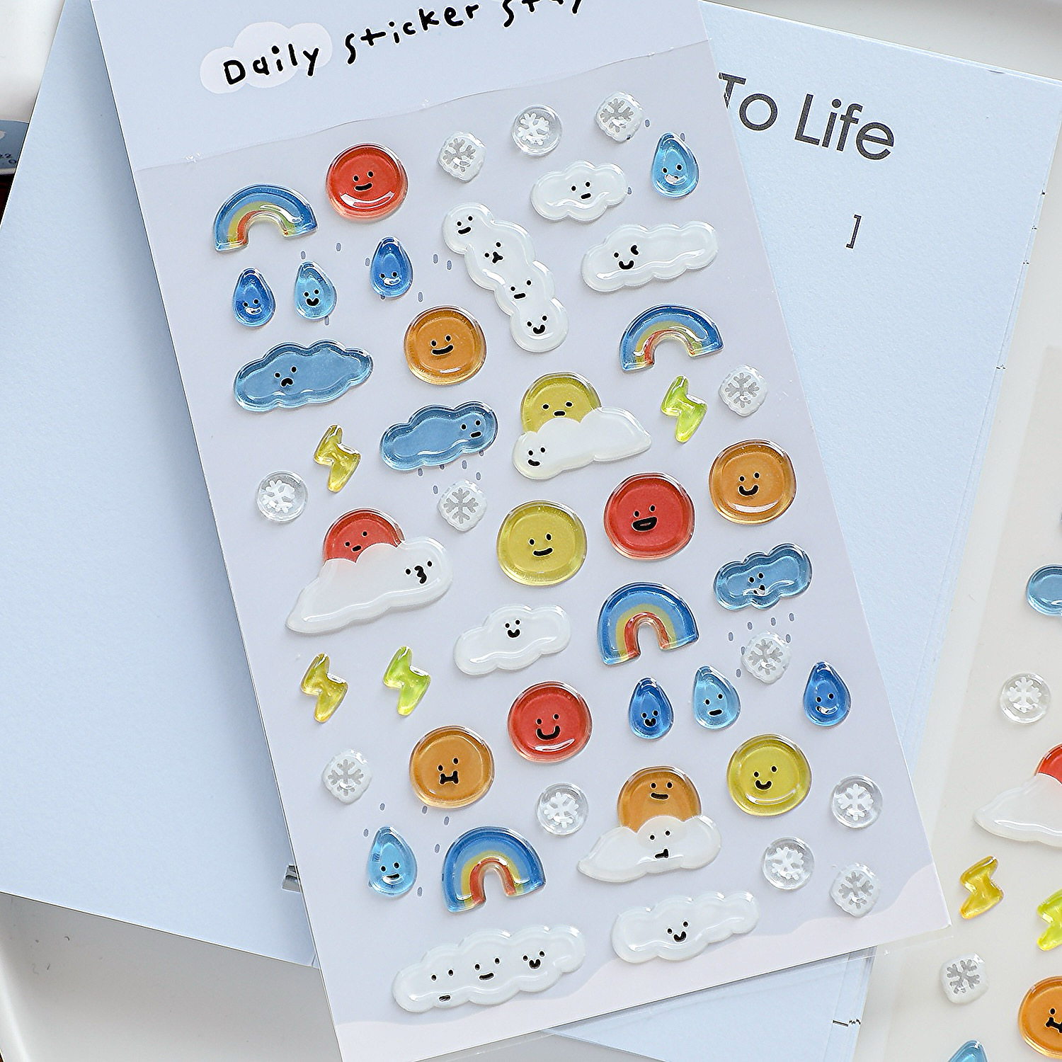 韩国波妮多BONITO天气表情贴纸