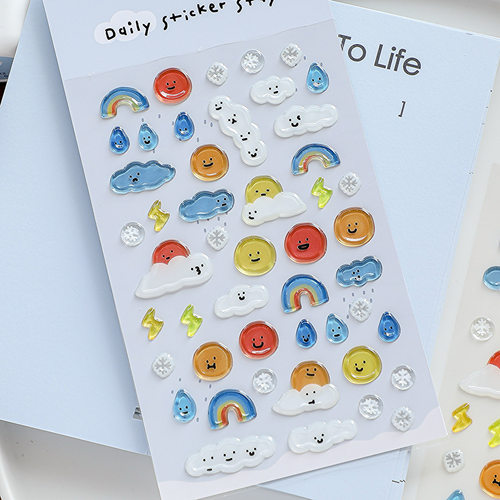 韩国波妮多BONITO天气表情贴纸