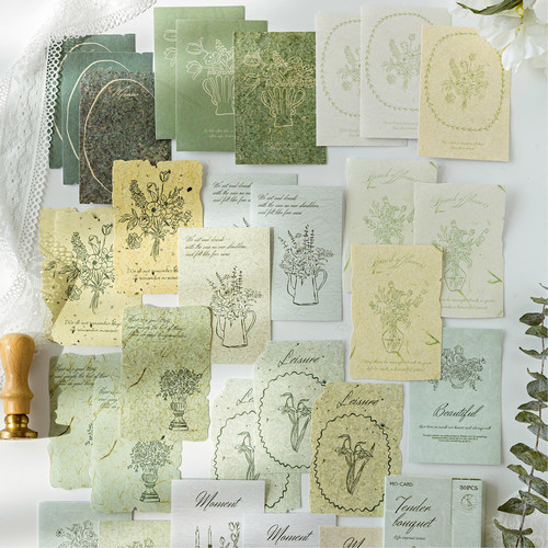 生活印记复古特种纸贴纸