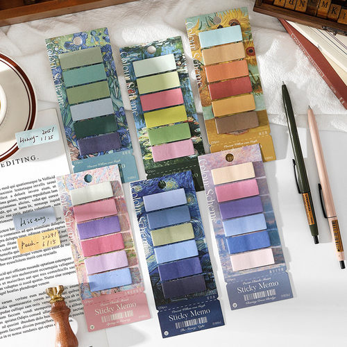 印象花园油画配色便利贴标记贴