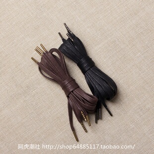 带 带马丁靴板鞋 油蜡鞋 专卖男女皮鞋 带绳 虎哥外销金属头打蜡扁鞋