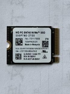 WD/西数 SN740 M.2 2230SSD固态硬盘 游戏机专用