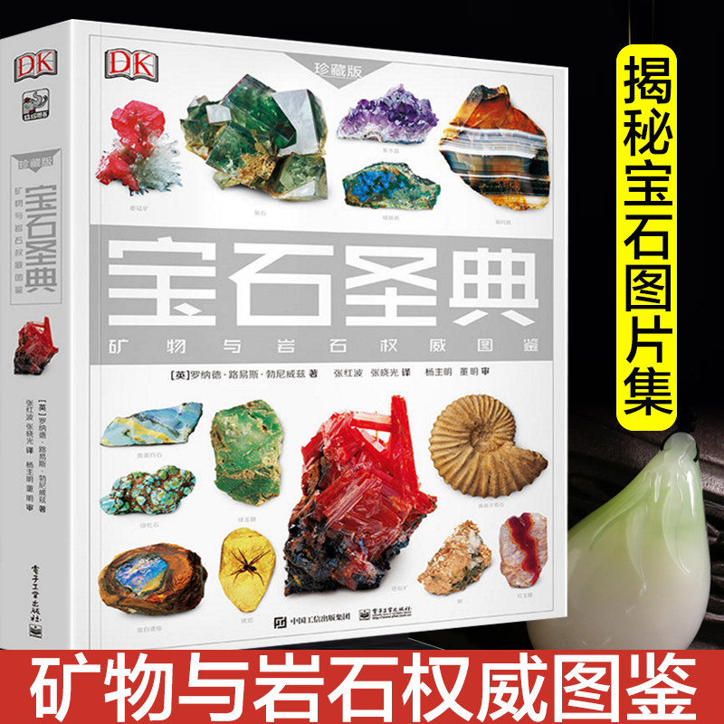 宝石圣典矿物与岩石全新图鉴珍藏版全彩色dk百科全书中国少年儿童百科