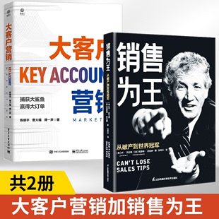 从破产到世界冠军人生总结销售书籍心理学技巧口才管理话术大客户关于销售 销售为王 全2册 大客户营销 书销售类运营管理沟通营销