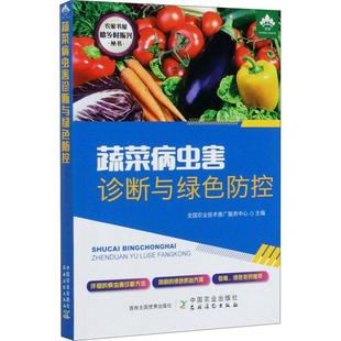绿色防治方案 蔬菜病虫害诊断与绿色防控 蔬菜病虫害诊治方法 编 低毒绿色农药防控指南书籍 全国农业技术推广服务中心
