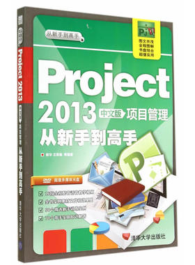 Project 2013中文版项目管理从新手到高手 project2013办公软件应用视频攻略技巧教程书projict2013项目管理从入门到精通书籍