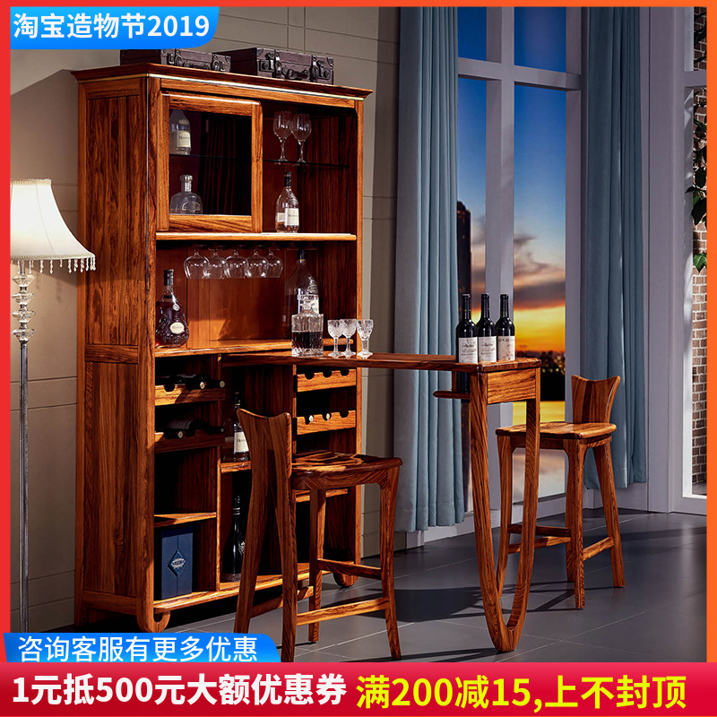 Bar counter Partition cabinet Northern Europe Simplicity Chinese style a living room household solid wood originality Ugyen wood Bar counter Tables and chairs combinationin the Residential furniture , Case/Taiwan class , Bar  category - from Buy2taobao.com to provide professional Taobao agent buy service