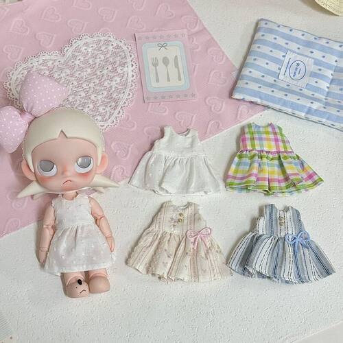 zsiga碎花裙长腿kitty裙子bjd6