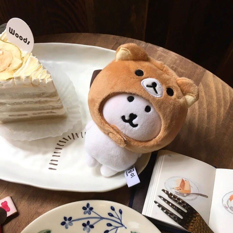 轻松熊毛绒头套13cm棉花娃娃衣服