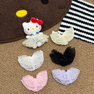 10cm毛绒玩偶公仔着替半裙蕾丝裙手作棉花娃娃zsiga嘎子娃衣纱裙