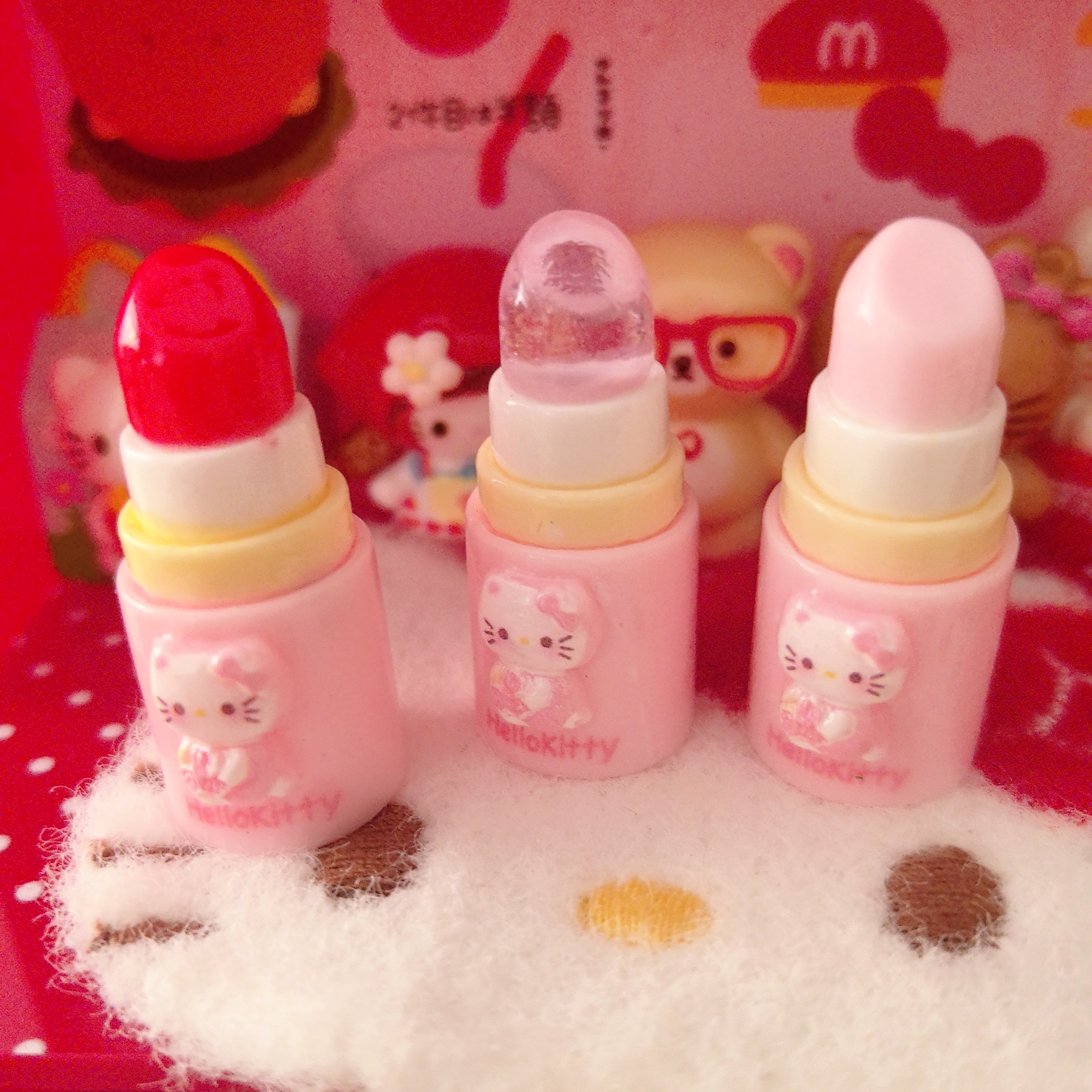 仿真微缩定制食玩KT口红唇膏diy树脂配件娃娃屋过家家场景摆件