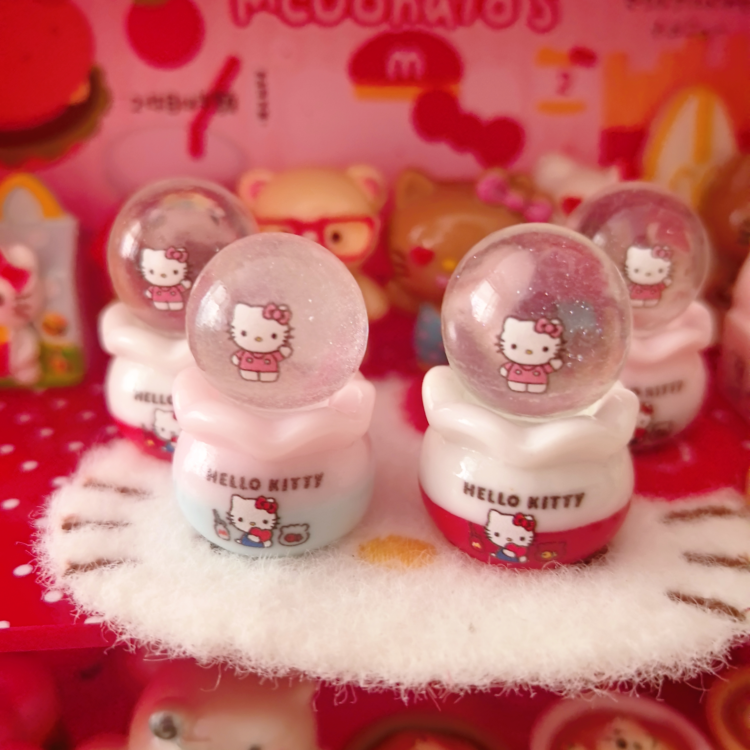 仿真微缩定制食玩KT水晶球摆件diy树脂配件娃娃屋过家家场景摆件