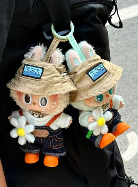 labubu小春野娃衣1代2代3代马卡龙坐坐17cm通用拉布布玩偶服装