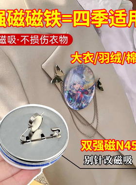 胸针无损改磁吸转换器