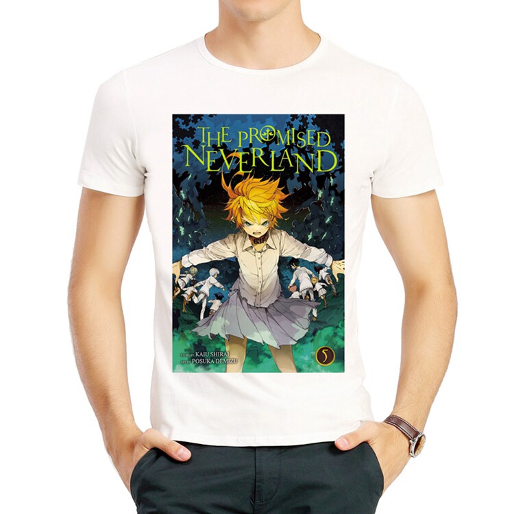 约定的梦幻岛t恤动漫短袖衣服男女the promised neverland tshirt
