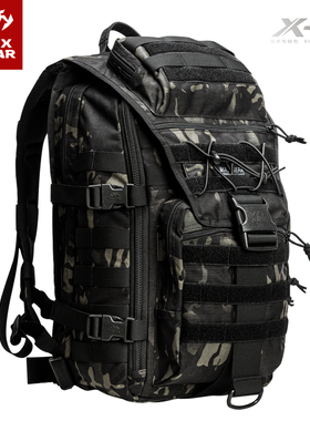 MAXGEAR X7战术背包电脑双肩包男军迷户外多功能登山快速反应背包