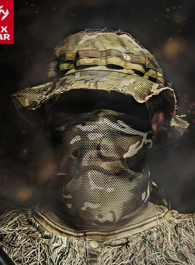 MAXGEAR鹖冠奔尼帽狙击版 平顶渔夫帽 户外运动WARGAME战术军迷帽